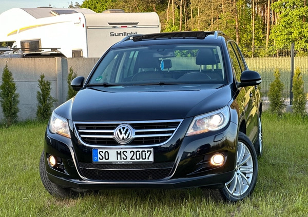 Volkswagen Tiguan cena 39900 przebieg: 219000, rok produkcji 2009 z Mrągowo małe 742